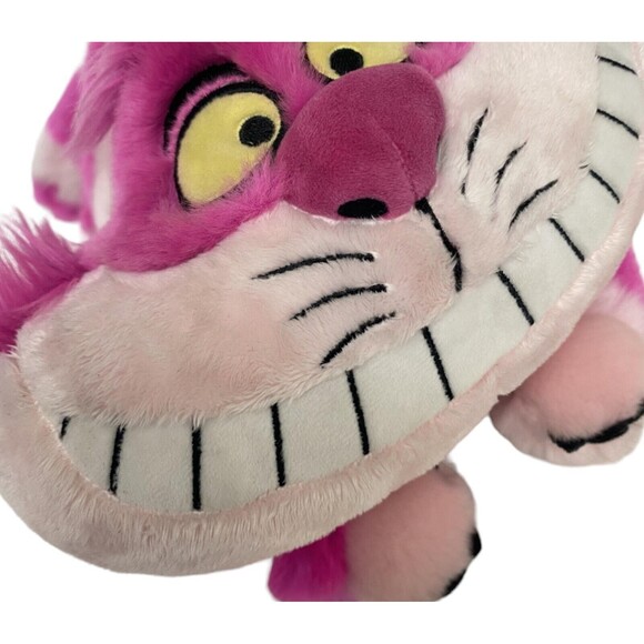 Cheshire Cat Alice in Wonderland Disney Store Plush Toy Stuffed Animal Pink - Picture 2 of 13